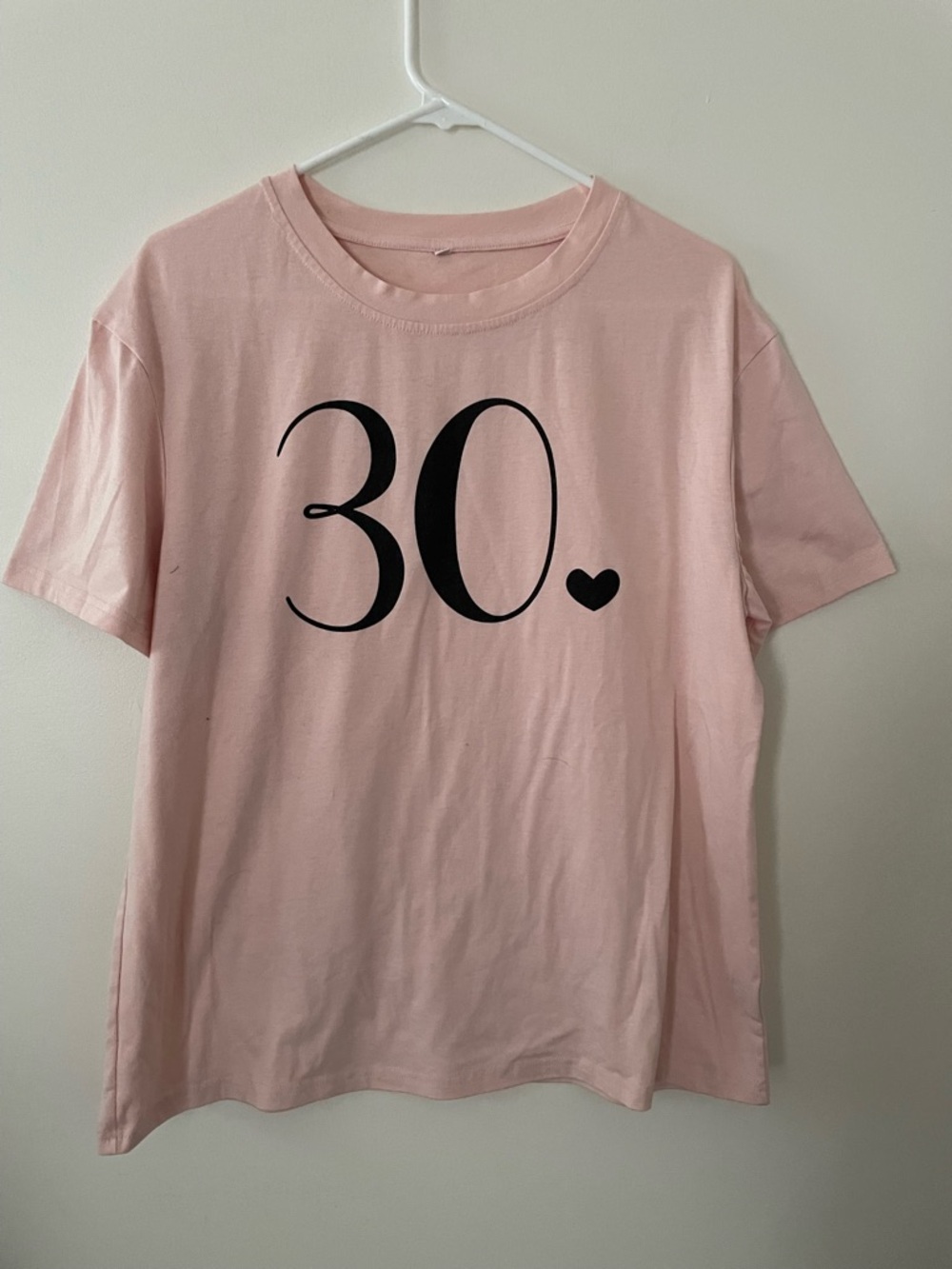 Birthday shirt! Pink '30' Graphic Tee